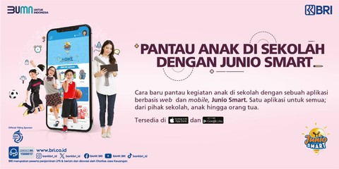 Melalui Junio Smart, sekolah, guru, siswa, maupun orang tua akan terhubung dalam satu tempat yang sama sehingga, kegiatan belajar-mengajar bisa dikelola secara cermat dan tepat. Foto: dok. BRI