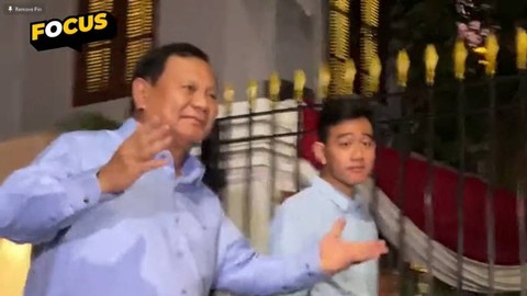 Paslon nomor urut 02 Prabowo Subianto-Gibran Rakabuming Raka, jelang debat Cawapres, Jumat (22/12/2023). Foto: kumparan