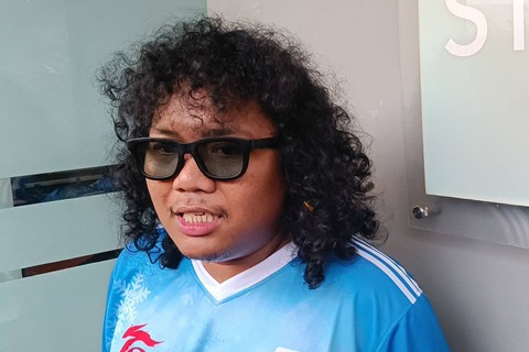 Marshel Widianto dalam acara Mendadak Free Fire, kawasan Kebagusan, Jakarta Selatan, Jumat (22/12/2023). Foto: Giovanni/kumparan