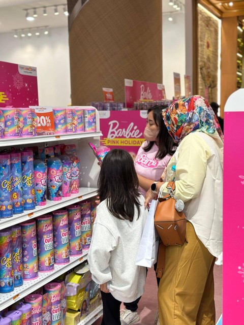 Barbie Pink Holiday hadir di Senayan Park, Jakarta. Foto: Senayan Park
