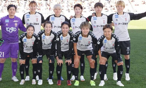 Tim wanita INAC Kobe. Foto: Instagram/@inac_kobe_official