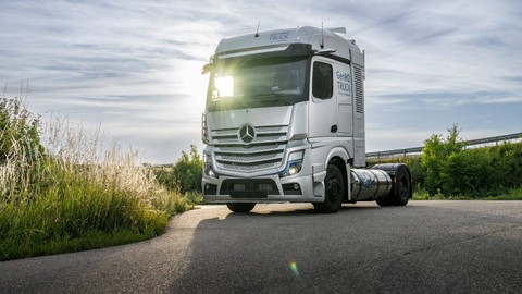 Truk Mercedes-Benz GenH2 Hidrogen. Foto: dok. Daimler Truck
