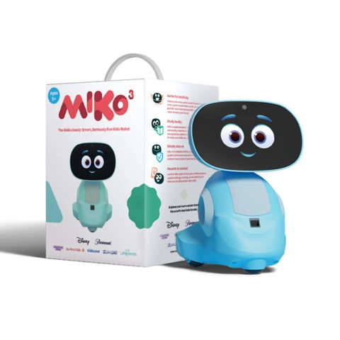 MIKO 3 adalah robot canggih yang menghadirkan sederet permainan, mulai dari dance, menonton, hingga fitur video call untuk membantu orang tua tetap berinteraksi dengan anak. Foto: ELC