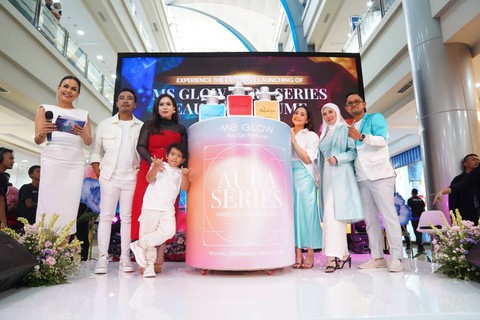 MS Glow rilis parfum Aura Series. Foto: MS Glow