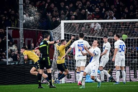 Genoa vs Inter Milan di Liga Italia. Dok: Piero CRUCIATTI / AFP