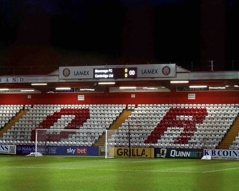 Lamex Stadium, Stevenage, Inggris, adalah stadion yang menjadi arena pertandingan League One antara Stevenage vs Cambridge United pada Jumat (29/12). Foto: Instagram/@stevenageofficial