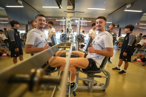 Ivar Jenner bergabung dengan pemusatan latihan Timnas Indonesia di Antalya, Turki. Foto: PSSI