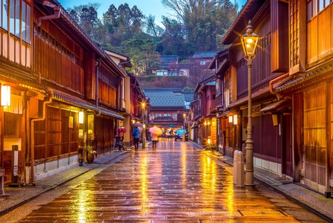 Distrik Higashi Chaya di Kanazawa, Jepang. Foto: Richie Chan/Shutterstock