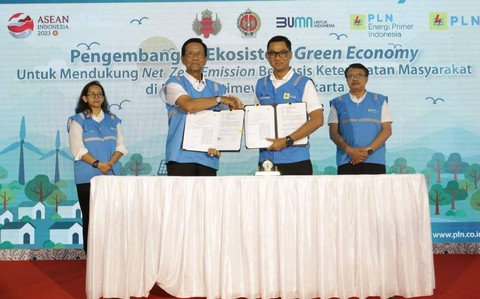Pengembangan ekosistem green economy untuk dukung net zero emission yang dilakukan PLN dan masyarakat Yogyakarta. Foto: PLN 