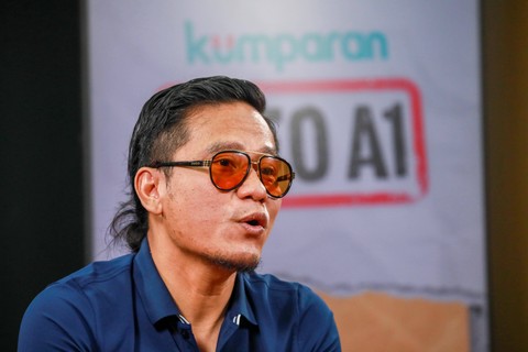 Gus Miftah saat diwawancara di program Info A1 kumparan.   Foto: Aditia Noviansyah/kumparan