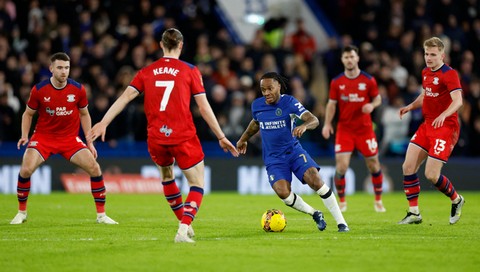 Chelsea berhadapan melawan Preston North End dalam pertandingan lanjutan Piala FA 2023/24, Minggu (7/1) dini hari WIB di Stamford Bridge, London. Foto: Reuters/Peter Cziborra.