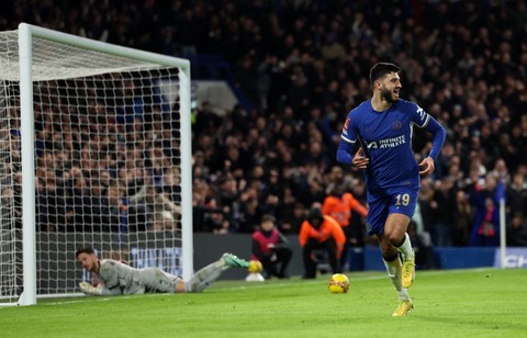 Chelsea berhadapan melawan Preston North End dalam pertandingan lanjutan Piala FA 2023/24, Minggu (7/1) dini hari WIB di Stamford Bridge, London. Foto: REUTERS/Isabel Infantes.