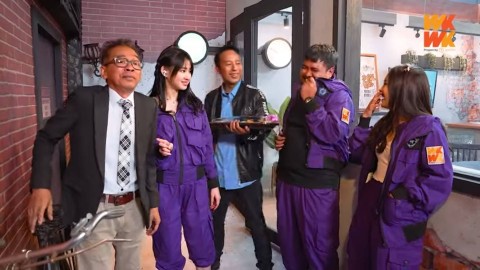Potongan adegan sketsa Jarwo Kwat dan Catheez. Foto: Dok: YouTube/WKWK Project by Genflix