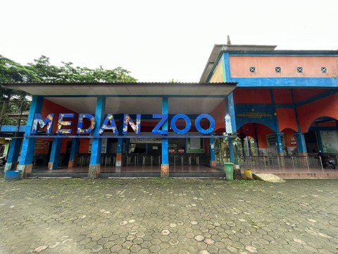 Kondisi terkini Medan Zoo.  Foto: Tri Vosa/kumparan