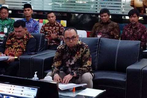 Kepala PPATK Ivan Yustiavandana dalam konferensi pers PPATK terkait refleksi kinerja tahun 2023, Rabu (10/1/2024). Foto: Hedi/kumparan