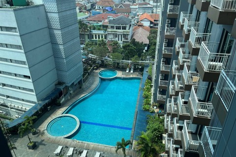 Kolam renang El Hotel Bandung. Foto: Gitario Vista Inasis/kumparan
