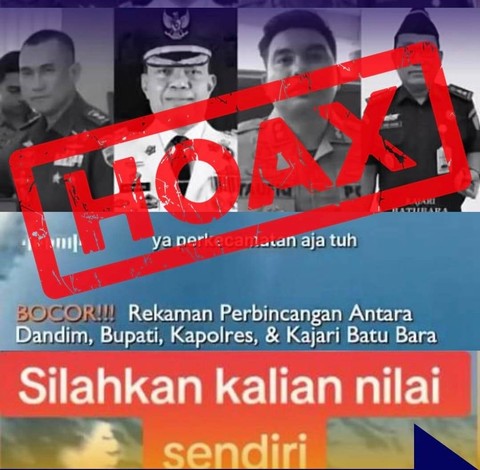 Kejati Sumut pastikan rekaman suara Forkopimda Batu Bara termasuk Kajari Batu Bara Amru Siregar dukung Prabowo-Gibran adalah hoaks. Foto: Dok. Istimewa