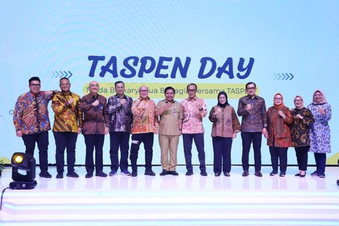 Direktur Utama PT TASPEN (Persero) A.N.S Kosasih dalam acara TASPEN DAY di Hotel Grand Sahid Jaya, Selasa (16/1/2024). Foto: KemenPANRB