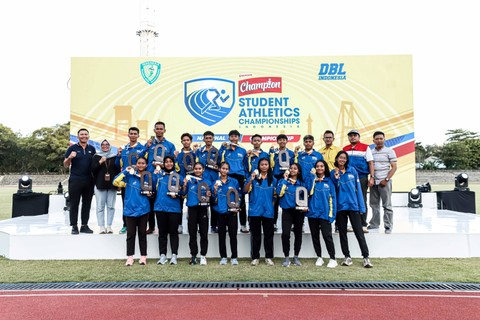 16 pelajar berstatus Champion SAC dapat reward training camp ke Shanghai, China, usai jadi yang terbaik pada Energen Champion SAC Indonesia 2023 National Championship di Stadion Sriwedari, Solo, 18-20 Januari 2024. Foto: SAC 