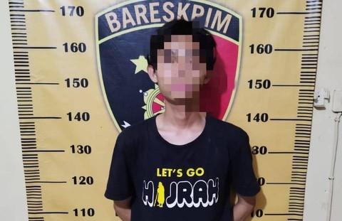 Satu remaja ditetapkan sebagai tersangka saat petugas menggagalkan aksi tawuran. | Foto : Dok. Polsek Teluk Betung Selatan
