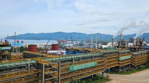 Kawasan PT Indonesia Morowali Industrial Park (PT IMIP). Foto: Ikhwanul Habibi/kumparan