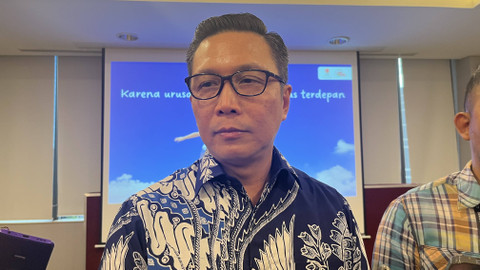 Direktur Pengembangan BEI, Jeffrey Hendrik di Bursa Efek Indonesia (BEI) pada Kamis (25/1/2024). Foto: Widya Islamiati/kumparan