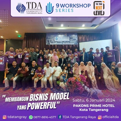 TDA Tangerang Raya Gelar Seminar Membangun Bisnis Model yang Powerful