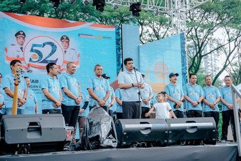 Wali Kota Medan Bobby Nasution di acara HUT ke-52 Korpri. Foto: Pemkot Medan
