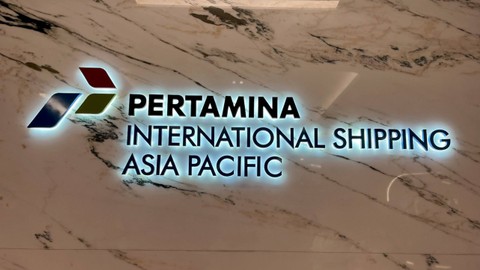 Kantor baru Pertamina International Shipping Asia Pacific di Temasek Avenue 1,  Singapura, Jumat (26/1/2024).  Foto: Ema Fitriyani/kumparan
