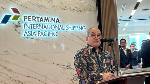 Duta Besar Indonesia untuk Singapura, Suryopratomo saat peresmian kantor baru Pertamina International Shipping Asia Pacific di Temasek Avenue 1,  Singapura, Jumat (26/1/2024). Foto: Ema Fitriyani/kumparan