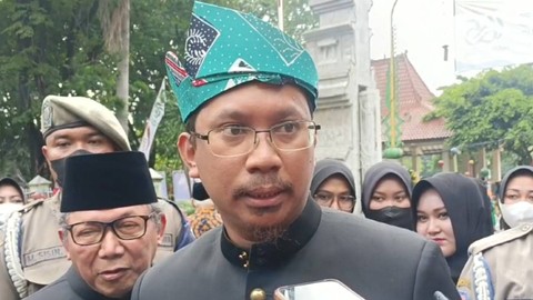 Bupati Sidoarjo, Ahmad Muhdlor Ali atau Gus Muhdlor, usai acara peringatan Hari Ulang Tahun (HUT) ke-165 Sidoarjo di Alun-Alun Sidoarjo, Rabu (31/1/2024). Foto: Dok. Istimewa