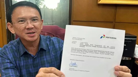 Ahok mengundurkan diri dari Komut Pertamina Foto: Instagram/@basukibtp