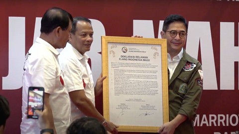 Deklarasi Dukungan Purnawirawan Perwira Tinggi TNI-AU "Elang Indonesia Maju" untuk Ganjar-Mahfud, Rabu (7/2/2024). Foto: Youtube/Nusantara2045