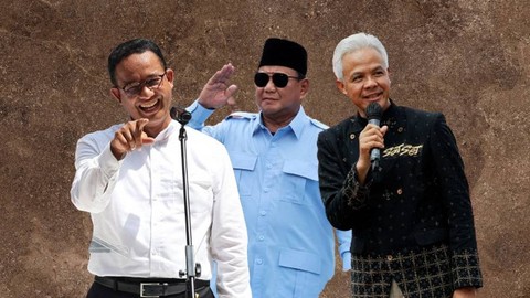 Kolase Anies Baswedan, Prabowo Subianto dan Ganjar Pranowo. Foto: Reuters dan kumparan