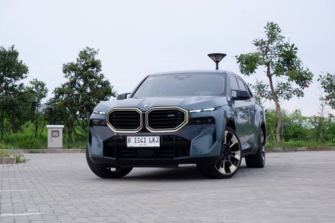 Plug in hybrid vehicle (PHEV) BMW XM. Foto: Aditya Pratama Niagara/kumparan