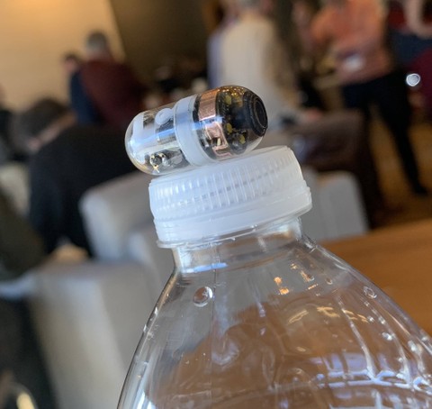 Robot kapsul PillBot yang dikembangkan oleh startup Endiatx asal California, AS. Foto: Aditya Panji/kumparan
