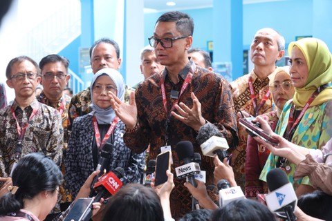 Direktur Utama PLN Darmawan Prasodjo di IIMS 2024, Kamis (16/2/2024). Foto: PLN