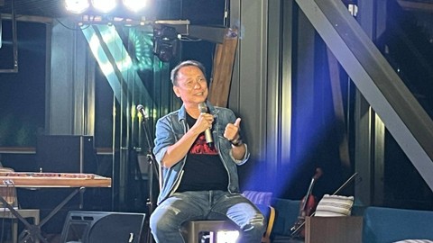 Direktur Utama Astra Agro Lestari, Santosa, saat Talk to CEO 2024 di Hotel Gaia Bandung, Jumat (16/2/2024).  Foto: Fariza Rizky Ananda/kumparan