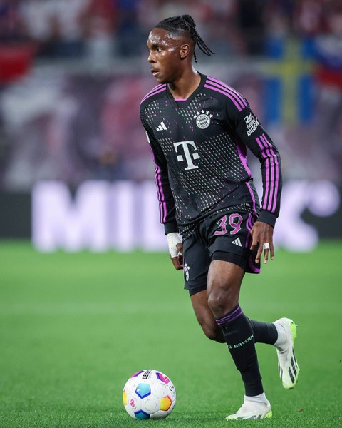 Pemain Bayern Muenchen, Mathys Tel. Foto: Ronny Hartmann / AFP