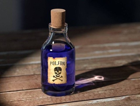 Ilustrasi racun. Foto: Pixabay/qimono