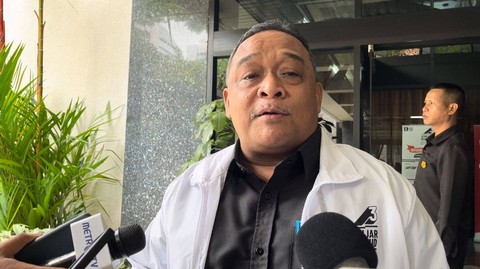 Wakil Ketua TPN Ganjar-Mahfud Benny Rhamdani di Rapat Pembentukan Tim Hukum. Foto: Paulina Herasmaranindar/kumparan