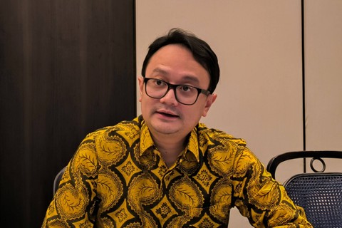 Wakil Menteri Perdagangan Jerry Sambuaga ditemui di sela acara Raker Kemendag 2024, Padma Hotel Semarang, Selasa (20/2/2024). Foto: Akbar Maulana/kumparan