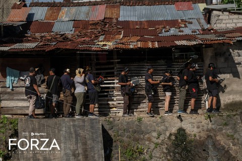 Proses pembuatan film Forza di Bali. Foto: Tim film Forza