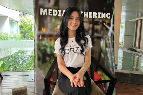 Yoriko Angeline, pemeran film Forza, saat ditemui di kawasan Gianyar, Bali, Rabu (21/2/2024). Foto: DN. Mustika Sari/kumparan
