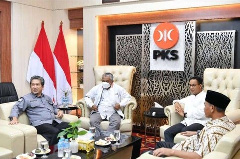 Capres 01 Anies Baswedan berkunjung ke Kantor DPP PKS, Kamis (22/2/2024). Foto: Dok. Istimewa