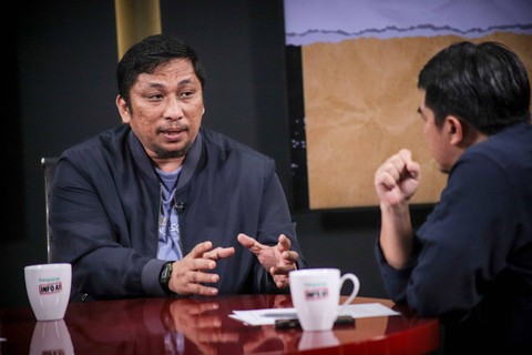 Pakar Hukum Tata Negara, Feri Amsari, dalam program Info A1 kumparan. Foto: Jamal Ramadhan/kumparan