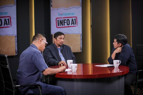 Pakar Hukum Tata Negara, Feri Amsari, dalam program Info A1 kumparan. Foto: Jamal Ramadhan/kumparan