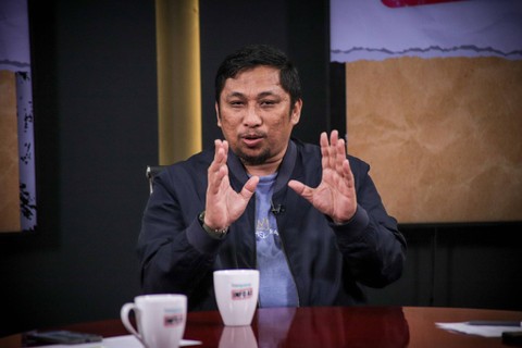 Pakar Hukum Tata Negara, Feri Amsari, dalam program Info A1 kumparan. Foto: Jamal Ramadhan/kumparan