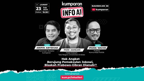 Program Info A1 kumparan bersama Pakar Hukum Tata Negara, Feri Amsari. Foto: kumparan