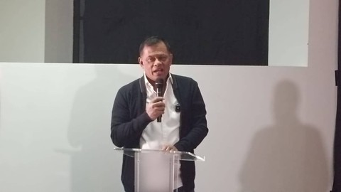 Presidium Koalisi Aksi Menyelamatkan Indonesia (KAMI) Jenderal (Purn) TNI Gatot Nurmantyo dalam diskusi publik tema Rakyat Indonesia Menggugat di Menteng, Jakarta Pusat, Jumat (23/2/2024). Foto: Fadlan Nuril Fahmi/kumparan